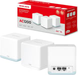 Mercusys AC1200 Whole Home Mesh Wi-Fi System | WiFi Mesh Coverage up to 3,500 |