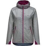 GOREWEAR R5 Women GORE-TEX INFINIUM™ Insulated Jacket, Lab Gray / Process Purple, 40