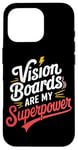 Coque pour iPhone 16 Pro Manifestation Vision Board Fixation d'objectifs Dream Big Visualize