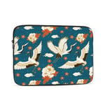 Japanese Snakes Laptop Sleeve,Carrying Bag Chromebook Case Notebook Bag Tablet Cover,17 inch