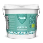 1KG Organic Shea Butter Unrefined - 100% Pure, Raw & Natural - Soil Association Certified - by Nurifi