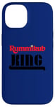 Coque pour iPhone 14 Logo Rummikub King avec encre noire Royal Crown