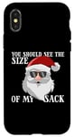 iPhone X/XS You Should See The Size Of My Sack Men's Adult Christmas Case