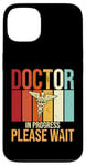 iPhone 13 Doctor in progress Vintage, Retro Medical School Please wait Case