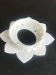 Wall Bracket Mount Flower Cup Style For Echo Dot In White