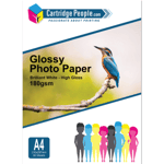 Cartridge People A4 Glossy Photo Paper 180gsm 50 sheets