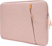 Housse Ordinateur Portable Pour 15 Pouces Notebook, Compatible Avec Macbook Air 15 Pouces M3/M2, Macbook Pro 16 Pouces M4/M3/M2/M1, Étanche Antichoc Pochette Sacoche (Or Rose)