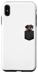 iPhone XS Max Funny Scottish Deerhound Puppy Dog In Pocket Cute Pet Lover Case