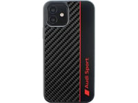 Audi Carbon Fiber Stripe Iphone 11 / Xr 6.1" Black/Black Hardcase Aus-Tpupcip11-R8/D1-Bk