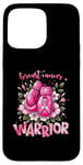 Coque pour iPhone 15 Pro Max Ruban rose pour la sensibilisation au cancer du sein