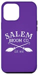 Coque pour iPhone 12 Pro Max Salem Broom Company Costume de sorcière d'Halloween pour femme