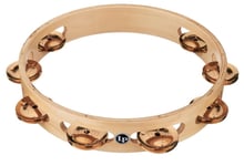 Latin Percussion Tambourine Pro 10 in Single Row Tambourin - Bronze