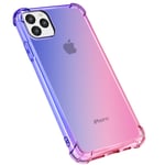 Stötdämpande Floveme Skal - iPhone 11 Pro Max Blå/Rosa