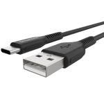 Smartline Slitstark Laddningskabel 2m USB-C, svart