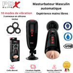 Masturbateur Automatique PDX Rechargeable USB Vibration Sextoy Homme Masculin