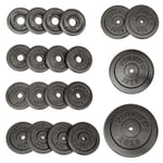 Viavito Cast Iron Standard Weight Plates - 1 x 20kg