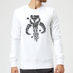 The Mandalorian Blaster Skull Sweatshirt - White - L