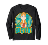 Disney Phineas And Ferb So Busted Poster Long Sleeve T-Shirt