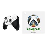 Xbox Elite Wireless Controller Series 2 - Core Edition (White) + Game Pass Ultimate 1M