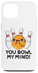 Coque pour iPhone 13 You Bowl My Mind Jeu de mots de bowling amusant