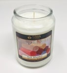 Sima London Candle Scented  Eco Friendly Large Jar - 90 hrs  SOFT BLANKET SCENT