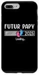 Coque pour iPhone 7 Plus/8 Plus Annonce Grossesse Papy 2025 Cadeau Futur Papy 2025 Annonce