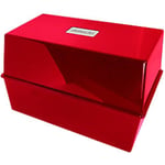 Card Index Box CP012VKRED 250 Cards Red 20.3 x 14.7 x 12.7 cm