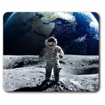 Computer Mouse Mat - Astronaut Alien Planet Moon Office Gift #14174