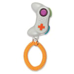 BrightKins Clicker de Dressage pour Chien avec Bracelet Flexible, en Forme de Manette de Jeu, 1 pièce