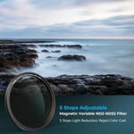 SmallRig 67mm Magnetic Variable ND Filter ND2-ND32 (1-5 Stops) for Phone Cages