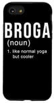 iPhone SE (2020) / 7 / 8 Broga yoga for real Men matching bros Namaste Boys Bromance Case