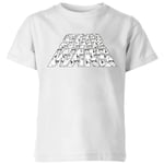 Star Wars The Rise Of Skywalker Trooper Filled Logo Kids' T-Shirt - White - 7-8 Years - White