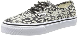 Vans Authentic, Unisex-Childs' Low-Top Trainers, Leopard/Black, 11 UK