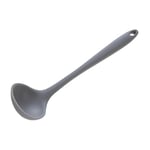 Wiltshire Silicone Ladle, Soup Serving Spoon, Heat-Resistant Utensil, Non-Stick Non-Scratch, Pebble Grey, 28x8.3x7cm