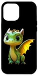 Coque pour iPhone 12 Pro Max Dragon Petit Bébé Vert Dragon Doux Dragons