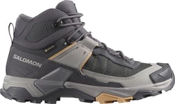 Salomon Women's X Ultra 5 Mid GORE-TEX Nine Iron/gull/soft Clay, 37 1/3