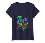 Womens Tales of the Teenage Mutant Ninja Turtles Cool Turtle Power V-Neck T-Shirt