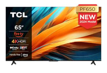 TCL 65PF650 65 Pouces 4K Ultra HD, HDR TV, Smart LED Fire TV (Dolby Vision, Dolby Atmos, DTS, HDR 10, Alexa intégré, Airplay2, Miracast)