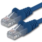 10m Cat 6 Ethernet Cable 1 Gigabit/s RJ45 LAN Patch Cord Compatible with Internet, Router, Modem, Smart TV, PC & Laptop Switch Modem blue - 1 piece - 10m