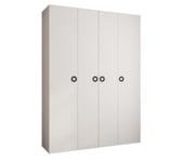 Armoire Como 1 a portes battantes H. 245 x L. 180 x P. 50, 4 portes