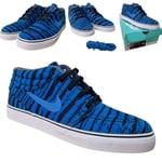 Stefan Janoski Skate Trainers Blue Mid Men's Size UK  7.5 / EU 42 642061 401