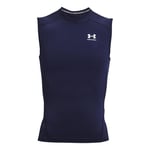 Under Armour Heatgear Comp Débardeur Tank Top Hommes - Bleu Foncé , Blanc