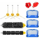 Kit de brosse Roomba série 600 - Un ensemble de 10 accessoires (brosses latérales, filtres, brosses de nettoyage, etc.) pour aspirateurs robots.