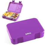 Jarlson boite a gouter enfant TONI - lunch box avec 6 compartiments - Bento Box sans BPA - pour l'école et la maternelle - Lunch box jardín de infantes, escuela