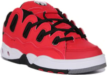 Osiris D3 Og Mens Lace Up Chucky Skateboard Shoes In Red Black Size UK 7 - 12