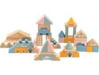 Viga Toys Viga Polarb Wooden City Blocks 50 Delar Montessori