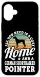 iPhone 16 Plus Cozy Home And A German Shorthaired Pointer Dog Short Haired Case