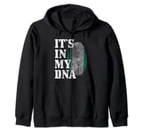 Nigeria It's In My DNA Nigerian Flag Pride Roots African Zip Hoodie