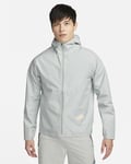 Nike Trail Gore-Tex Trail Infinium Running Jacket Sz S Light Silver/Citron Pulse