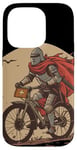 iPhone 14 Pro Funny Girl's bike with medieval Knight for Boys and Girls Case